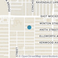 Map location of 5915 Anita Street, Dallas, TX 75206