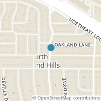Map location of 6024 Kessler Drive, North Richland Hills, TX 76180