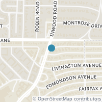 Map location of 5305 Southern Avenue, Dallas, TX 75209