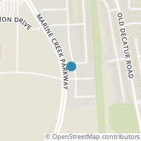 Map location of 5109 Grayson Ridge Drive, Fort Worth, TX 76179