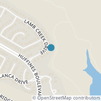 Map location of 5840 Lamb Creek Drive, Fort Worth, TX 76179