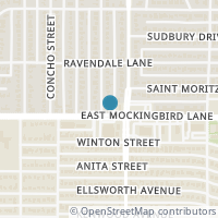Map location of 4206 Somerville Avenue #LOT, Dallas, TX 75206