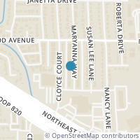 Map location of 4925 Maryanna Way, North Richland Hills, TX 76180