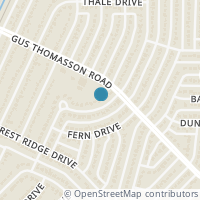 Map location of 10331 Desdemona Dr, Dallas TX 75228
