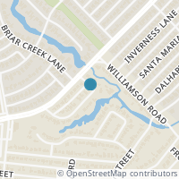 Map location of 6663 Yosemite Lane, Dallas, TX 75214