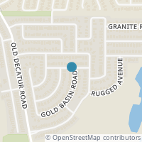 Map location of 5189 Gold Basin Rd, Fort Worth TX 76179