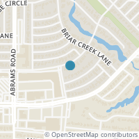 Map location of 6506 Ravendale Lane, Dallas, TX 75214
