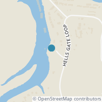 Map location of 1113 Bluff Creek Cv, Strawn TX 76475