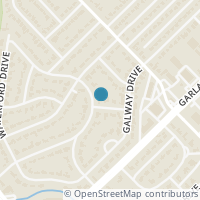 Map location of 1130 Tranquilla Drive, Dallas, TX 75218