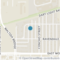 Map location of 4329 Delmar Avenue, Dallas, TX 75206