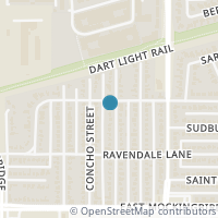 Map location of 4343 Camden Avenue, Dallas, TX 75206