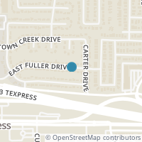 Map location of 402 E Fuller Drive, Euless, TX 76039