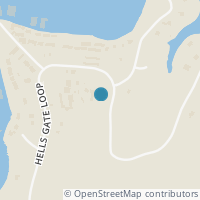 Map location of 4000 Hells Gate Loop, Strawn TX 76475
