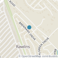 Map location of 7251 Brennans Drive, Dallas, TX 75214