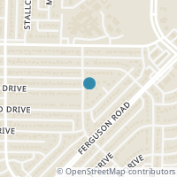 Map location of 10562 Andover Dr, Dallas TX 75228