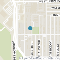 Map location of 6815 Tyree Street, Dallas, TX 75209