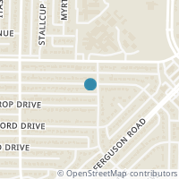 Map location of 2528 Fenwick Drive, Dallas, TX 75228