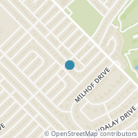 Map location of 11010 Delford Circle, Dallas, TX 75228