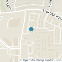 Map location of 3825 Burr Oak Ct, Bedford TX 76021