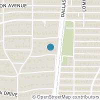 Map location of 5543 Drane Drive, Dallas, TX 75209