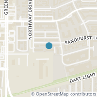 Map location of 4676 Matilda Street #A, Dallas, TX 75206