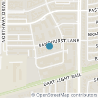 Map location of 5932 Sandhurst Lane #217, Dallas, TX 75206