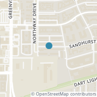 Map location of 5838 Sandhurst Ln #D, Dallas TX 75206