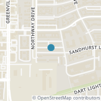 Map location of 5849 Sandhurst Ln #D, Dallas TX 75206