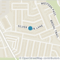 Map location of 1049 Silver Spur Lane, Fort Worth, TX 76179