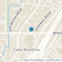 Map location of 2910 Durango Pl, Bedford TX 76021