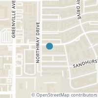 Map location of 5818 E University Boulevard #130, Dallas, TX 75206
