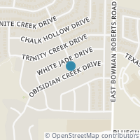 Map location of 6165 Obsidian Creek Dr, Fort Worth TX 76179