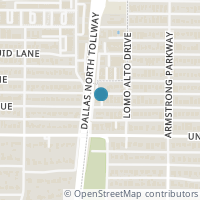 Map location of 4524 Emerson Avenue #2, University Park, TX 75205