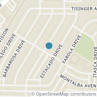 Map location of 11008 Desdemona Drive, Dallas, TX 75228