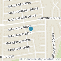 Map location of 5709 Macrae Street, Haltom City, TX 76148