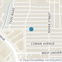 Map location of 4514 Hopkins Ave, Dallas TX 75209