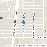 Map location of 4502 Glenwick Lane #4502, Dallas, TX 75205