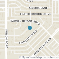Map location of 3114 Encino Drive, Dallas, TX 75228