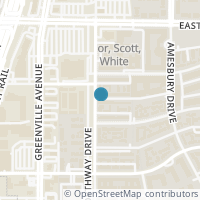Map location of 5026 Matilda St #217, Dallas TX 75206