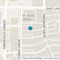 Map location of 5044 Matilda Street #123, Dallas, TX 75206