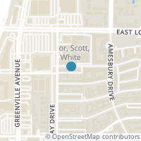 Map location of 5812 Milton Street #105, Dallas, TX 75206