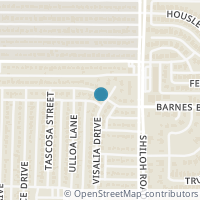 Map location of 2730 Tisinger Avenue, Dallas, TX 75228