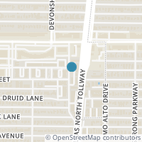 Map location of 7700 Eastern Avenue #501, Dallas, TX 75209