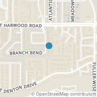 Map location of 904 Winston Drive, Euless, TX 76039