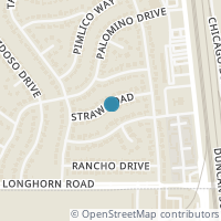 Map location of 225 Straw Road, Saginaw, TX 76179