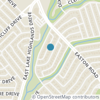 Map location of 10447 Coleridge Street, Dallas, TX 75218