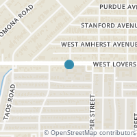 Map location of 4616 W Lovers Lane #128, Dallas, TX 75209