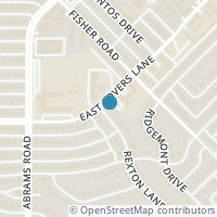 Map location of 5220 Rexton Lane, Dallas, TX 75214