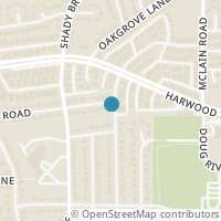Map location of 1108 Springdale Road, Bedford, TX 76021