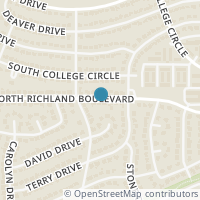 Map location of 7640 Regal Lane, North Richland Hills, TX 76180